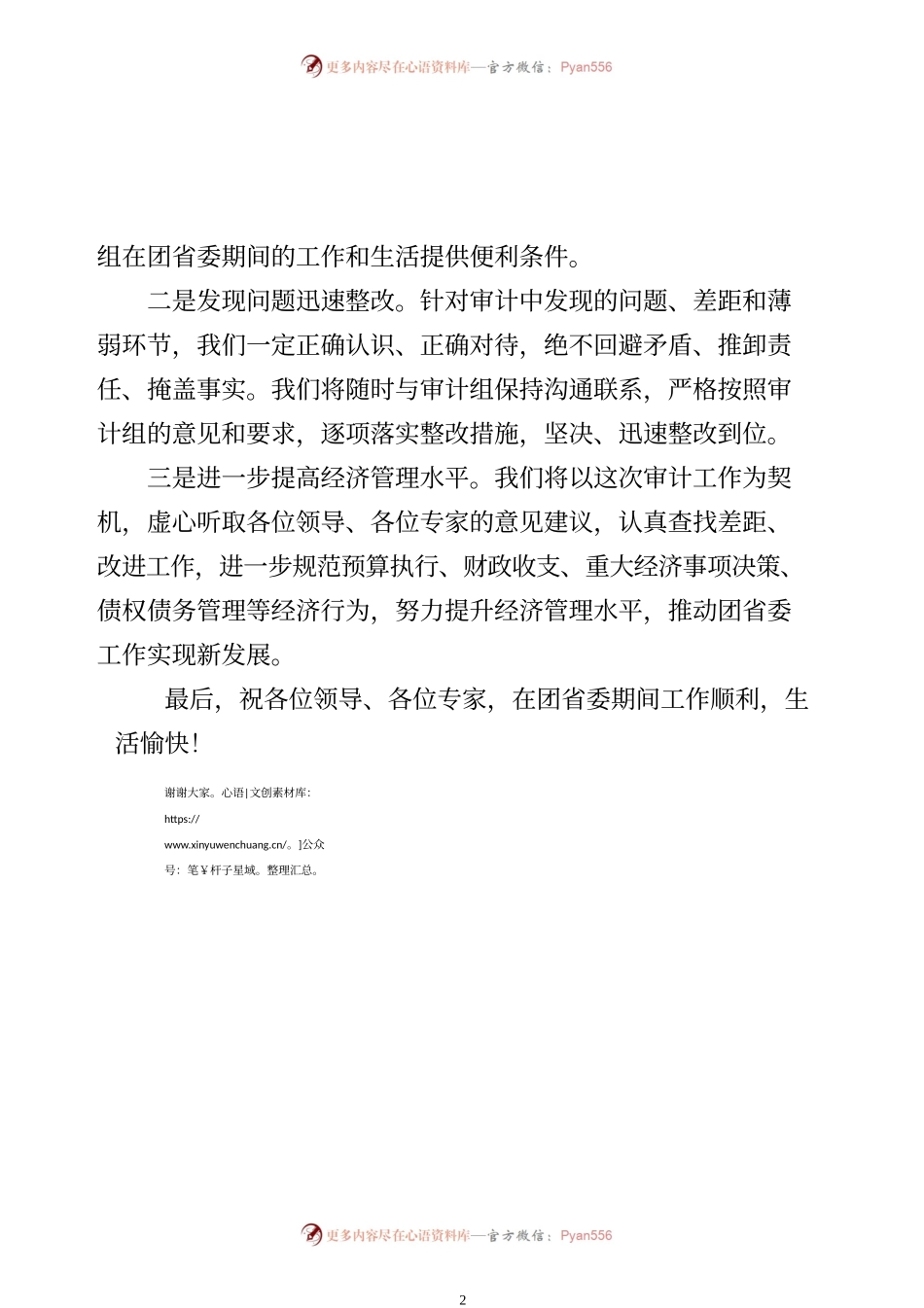 审计见面会表态发言.docx_第2页