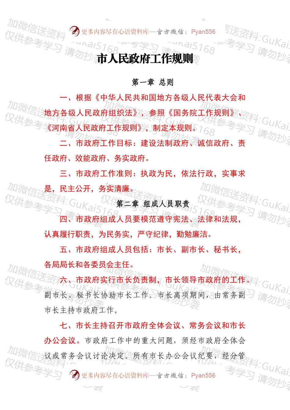 市人民政府工作规则.docx_第1页