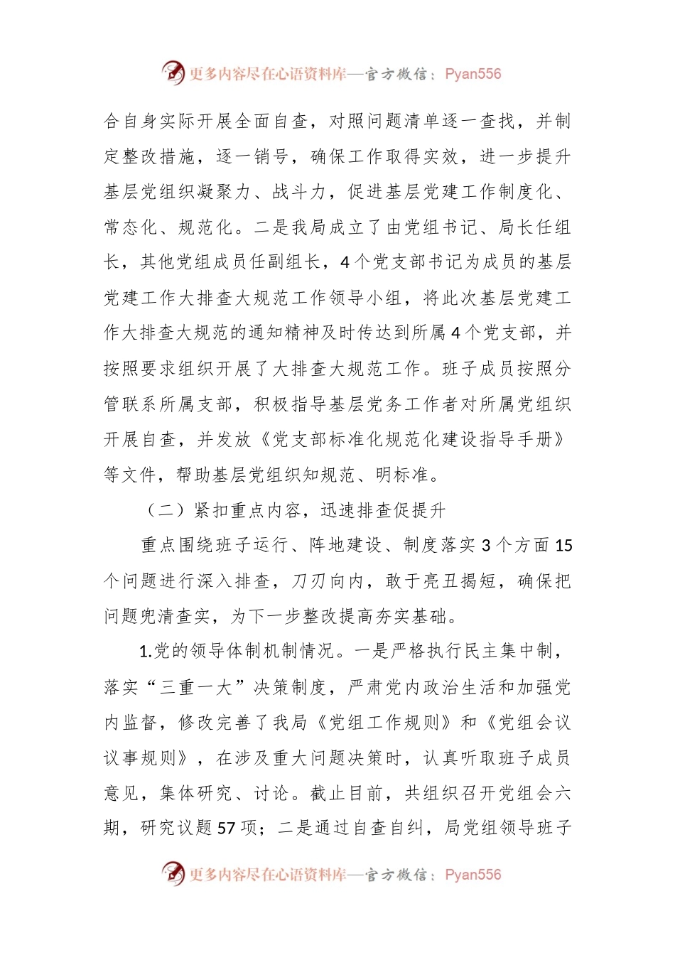 基层党建基础工作大排查大规范自检自查情况报告.docx_第2页