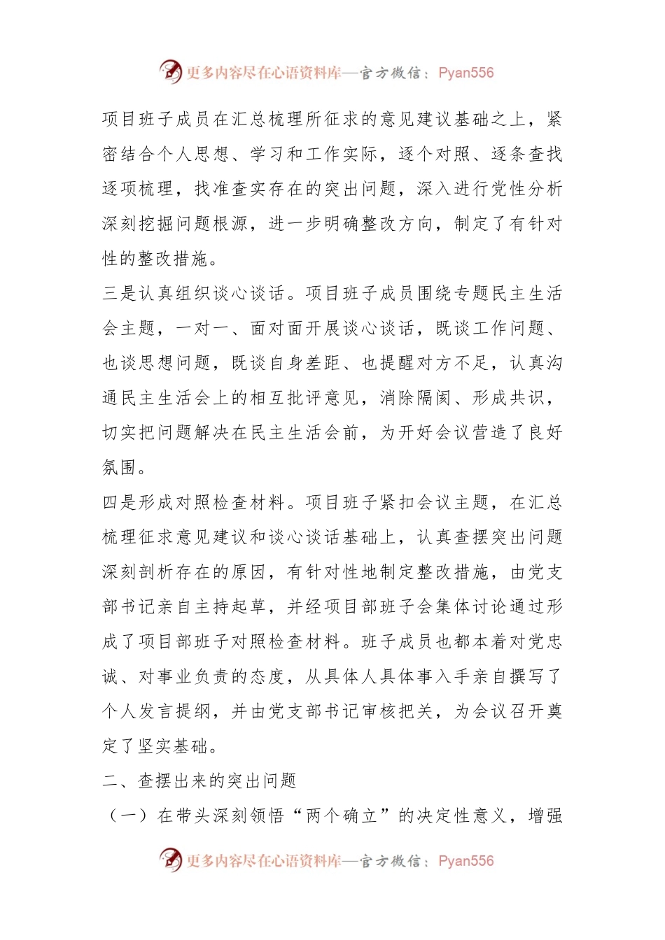 在本年度民主生活会领导班子对照检查.docx_第2页