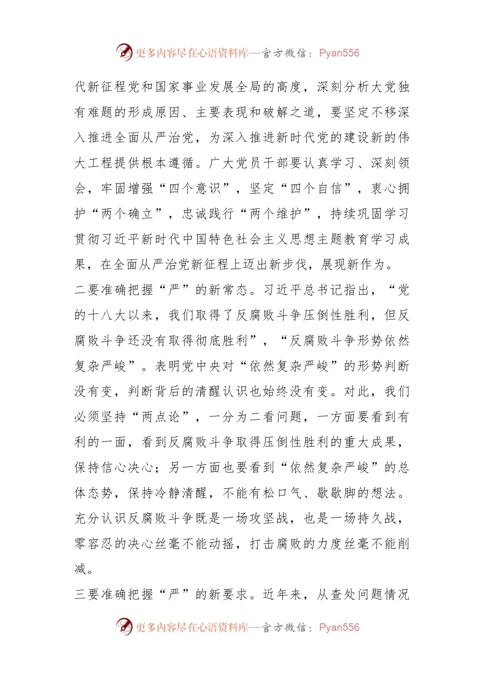 局领导在党风廉政建设和反腐败工作会议上的发言提纲.docx_第2页
