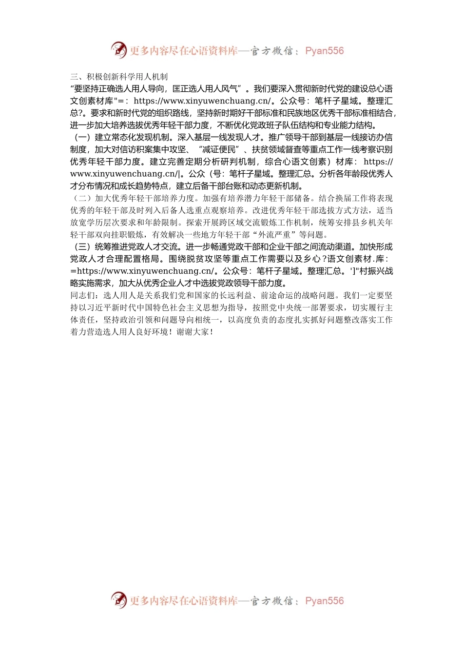在选人用人专项整治会议上的发言.docx_第2页