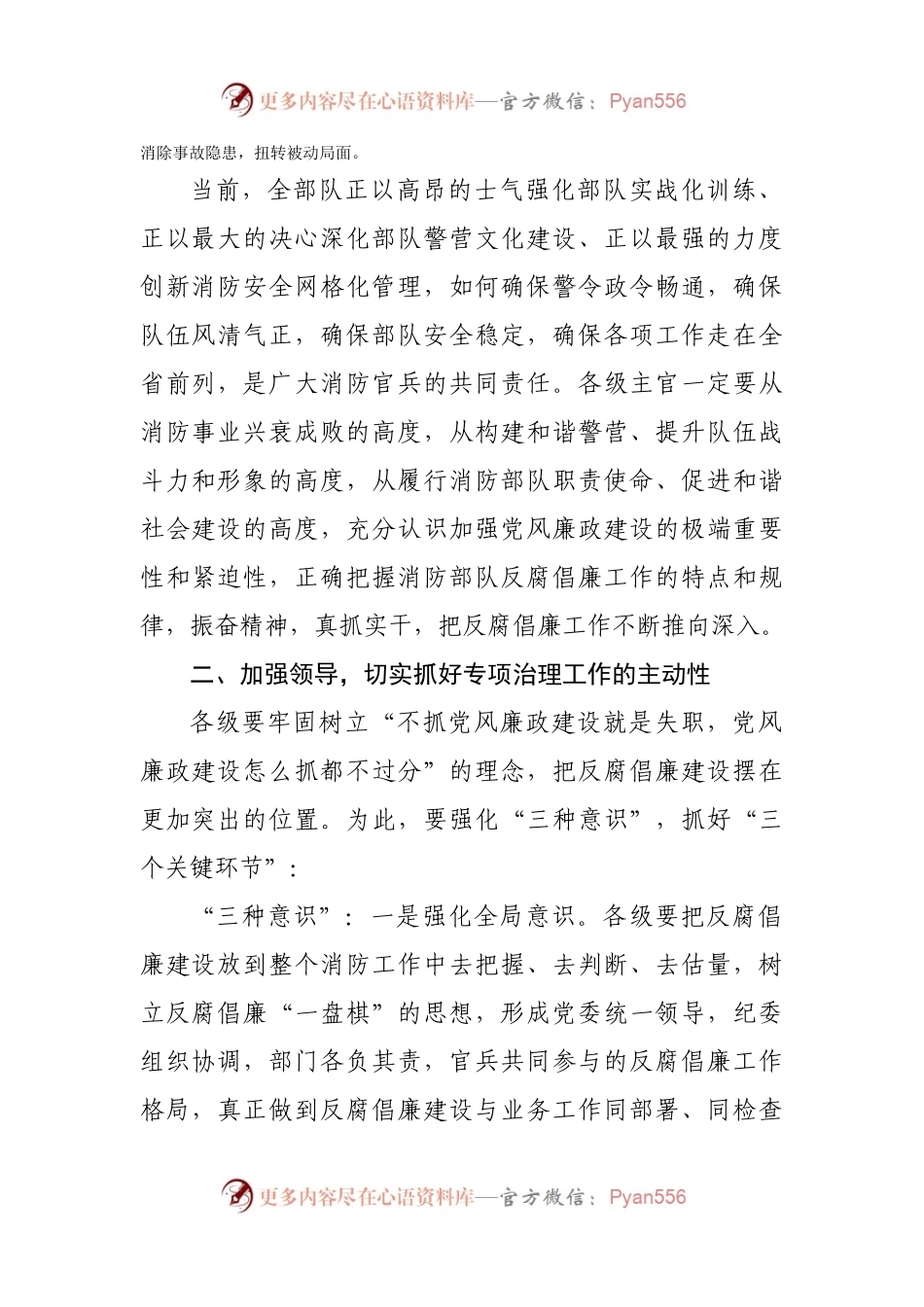 在消防系统专项治理动员部署会上的讲话(002).docx_第2页