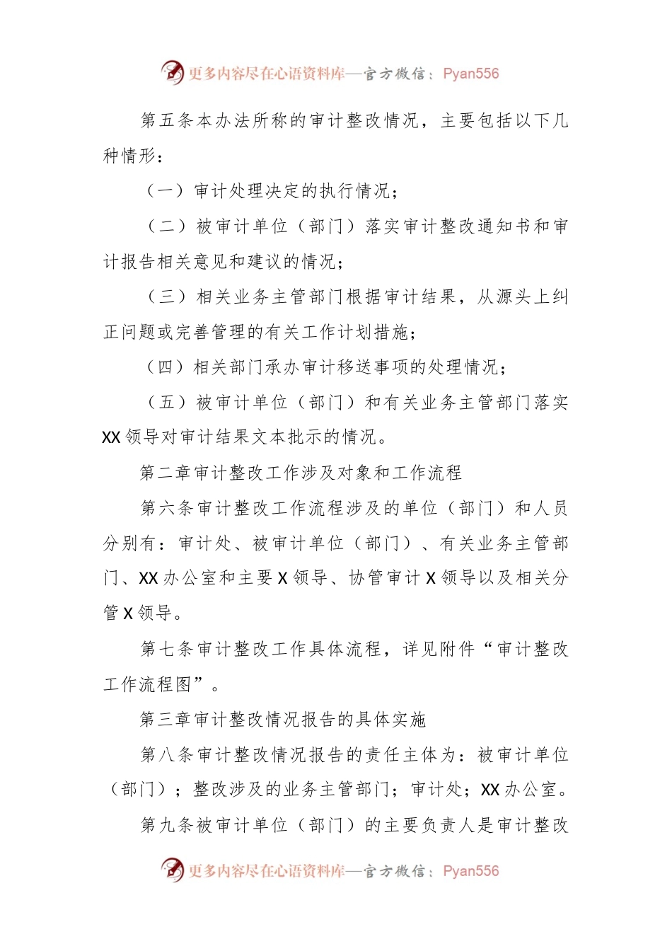 审计整改报告和跟踪检查实施办法（附：流程图）.docx_第2页
