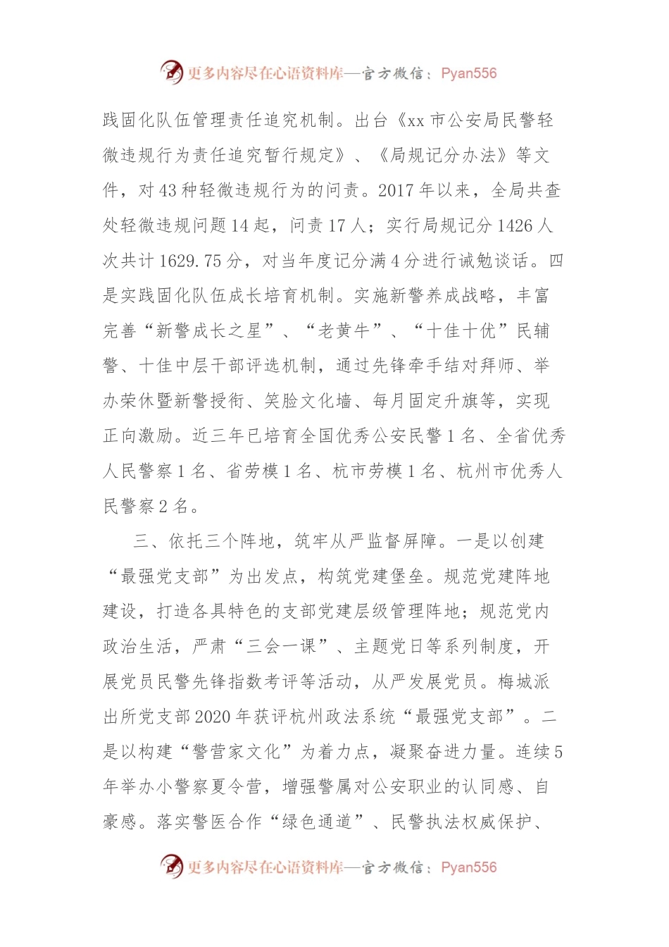 市公安局创新实施层级管理全面规范从严管党治警工作汇报.docx_第2页