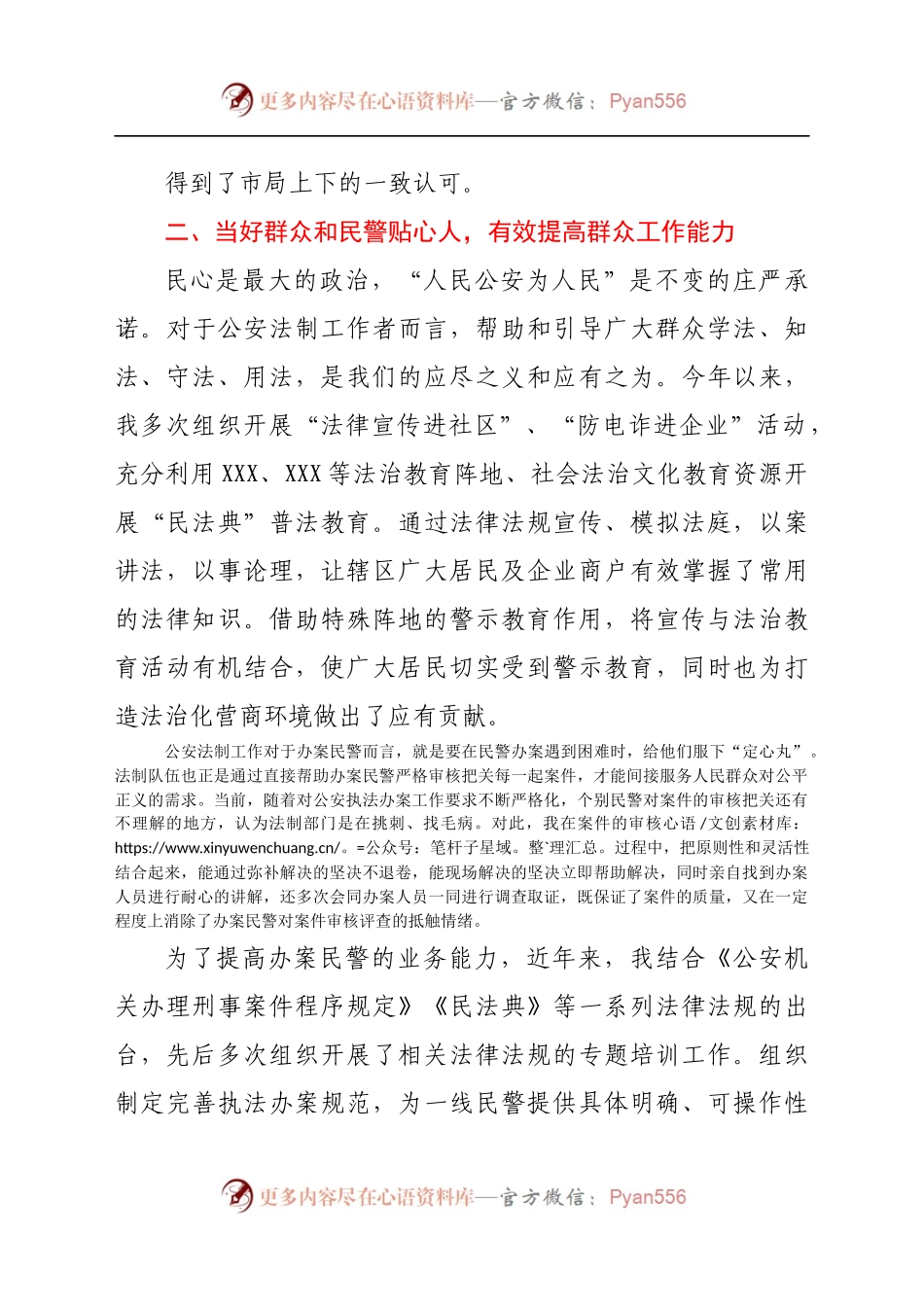 市公安局副支队长个人工作总结.docx_第1页