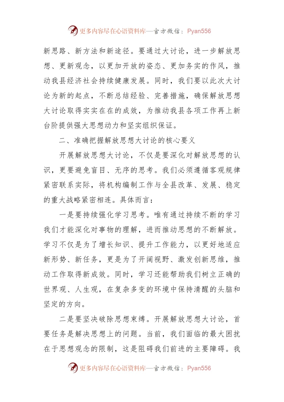 在解放思想大讨论专题研讨会上的讲话.docx_第2页