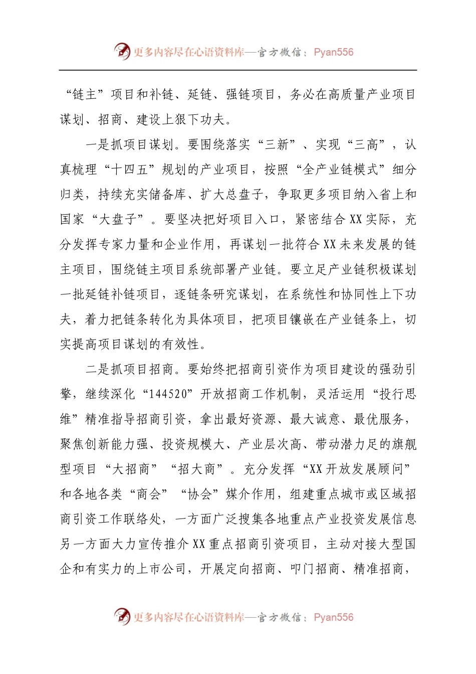 在高质量项目引领高质量发展座谈会上的讲话..docx_第2页