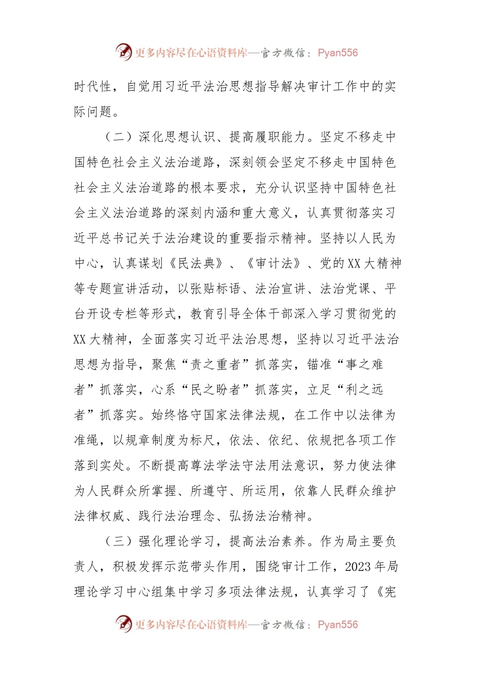 局主要负责人2023年度专题述法报告.docx_第2页