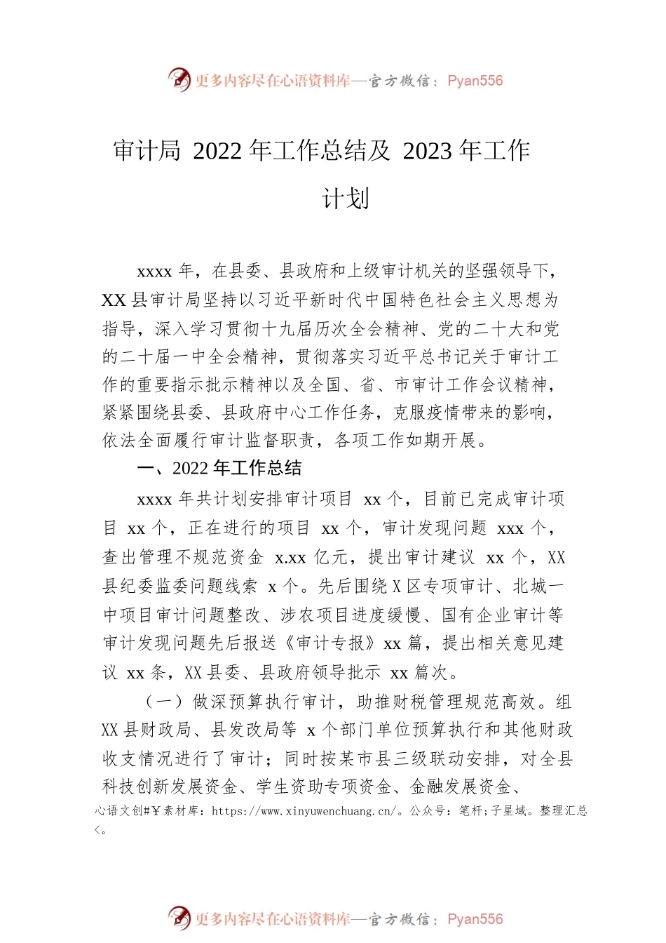 审计局2022年工作总结和2023年工作计划（3篇）.docx_第2页