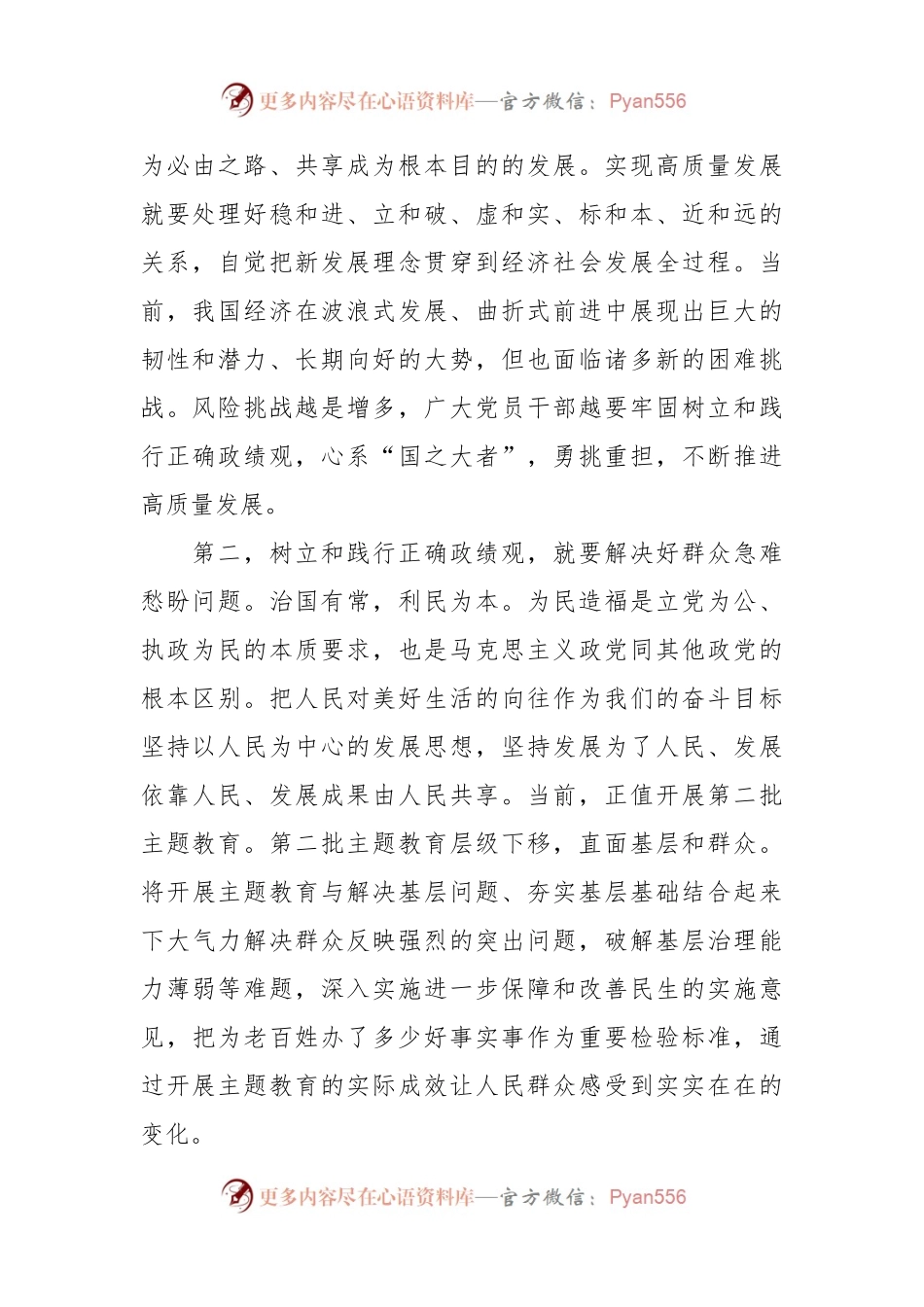 在青年理论学习小组树立和践行正确政绩观专题研讨交流会上的发言.docx_第2页