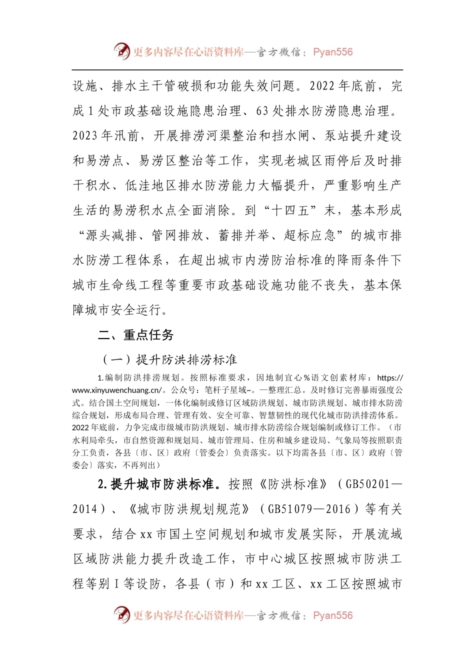 城市防洪排涝能力提升专项行动方案.docx_第2页