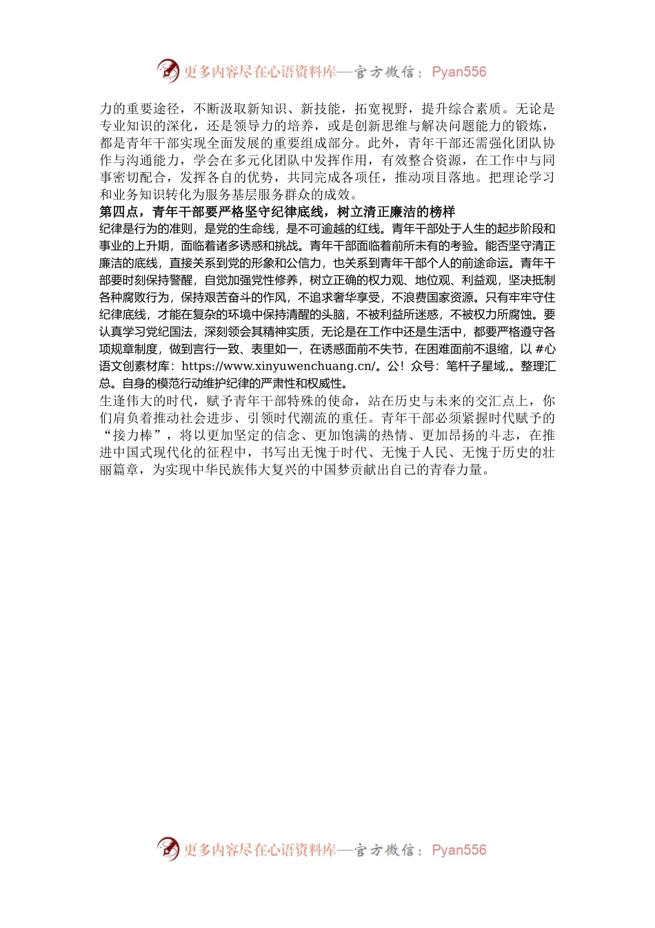 在青年干部擂台比武赛(演讲比赛)上的点评讲话稿.docx_第2页