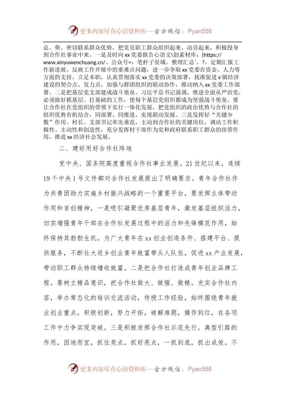 在青年合作社交流座谈会上的讲话.docx_第2页