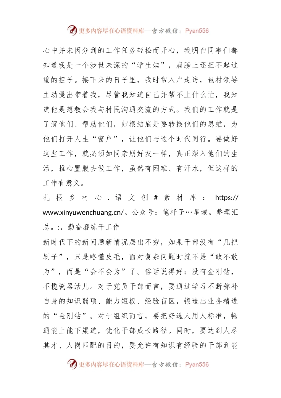 大学生实习发言：“小跟班”蜕变为驻村工作的“顶梁柱”.docx_第2页