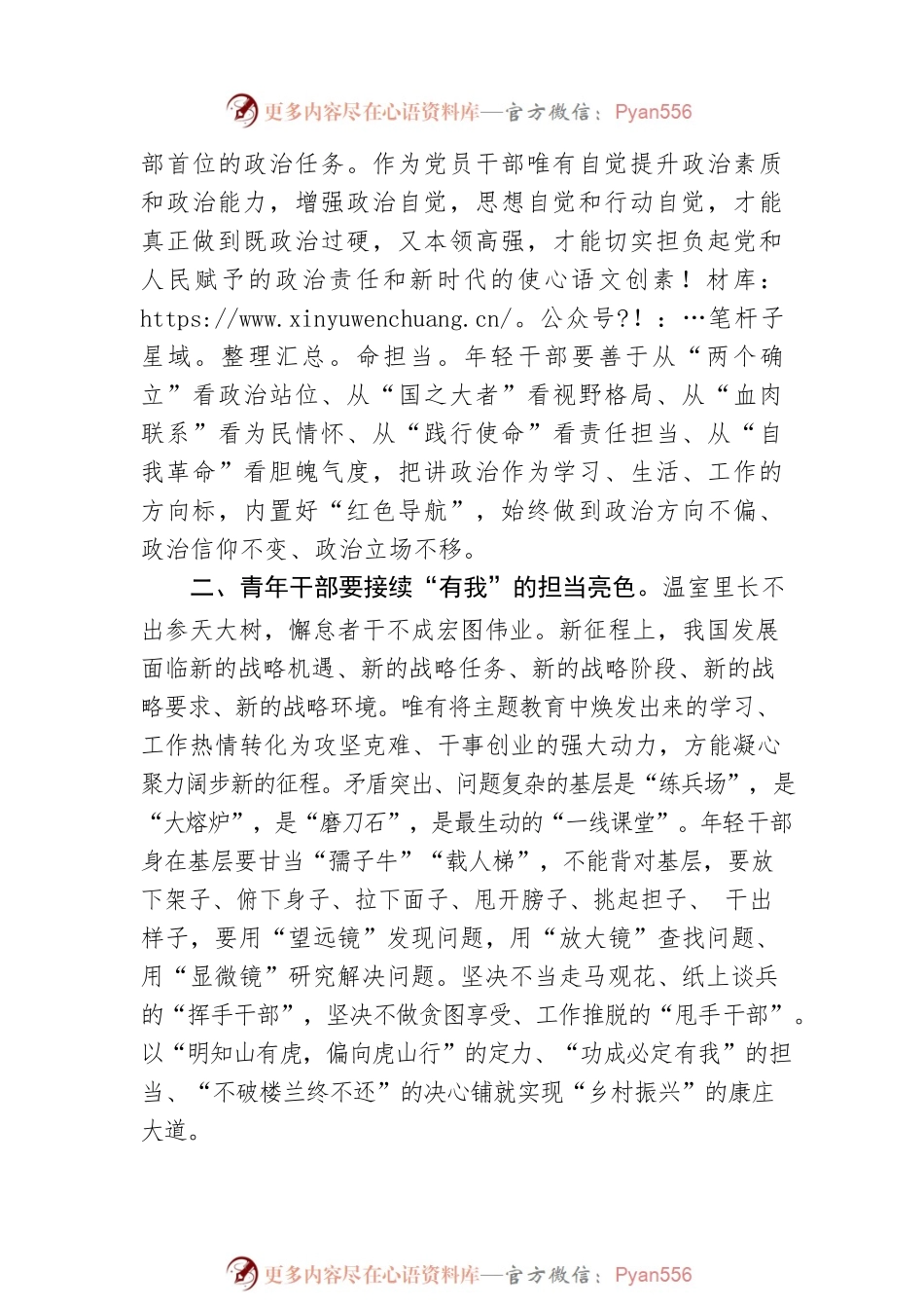 在青年理论小组学习的交流发言材料.docx_第2页