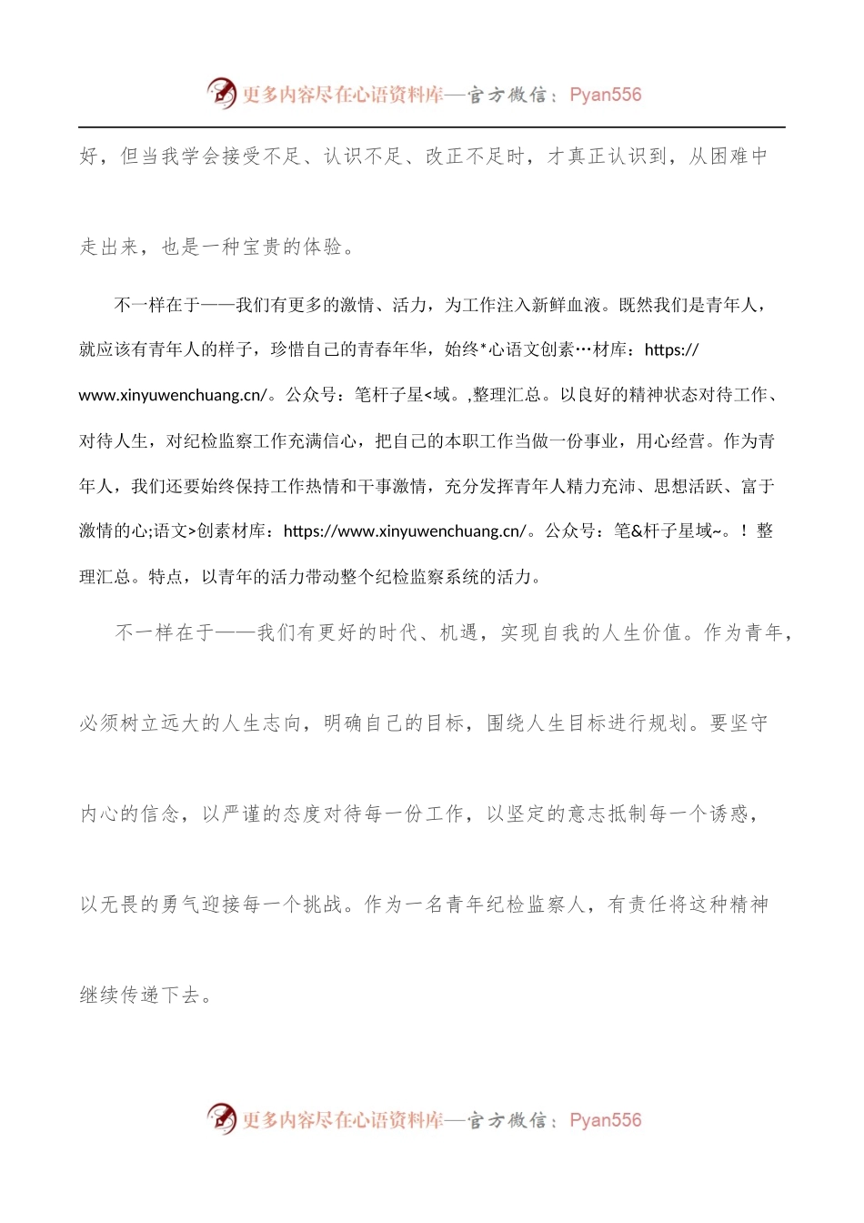在纪检监察系统优秀青年干部座谈会上的发言：传承青春力量·书写时代华章.docx_第2页