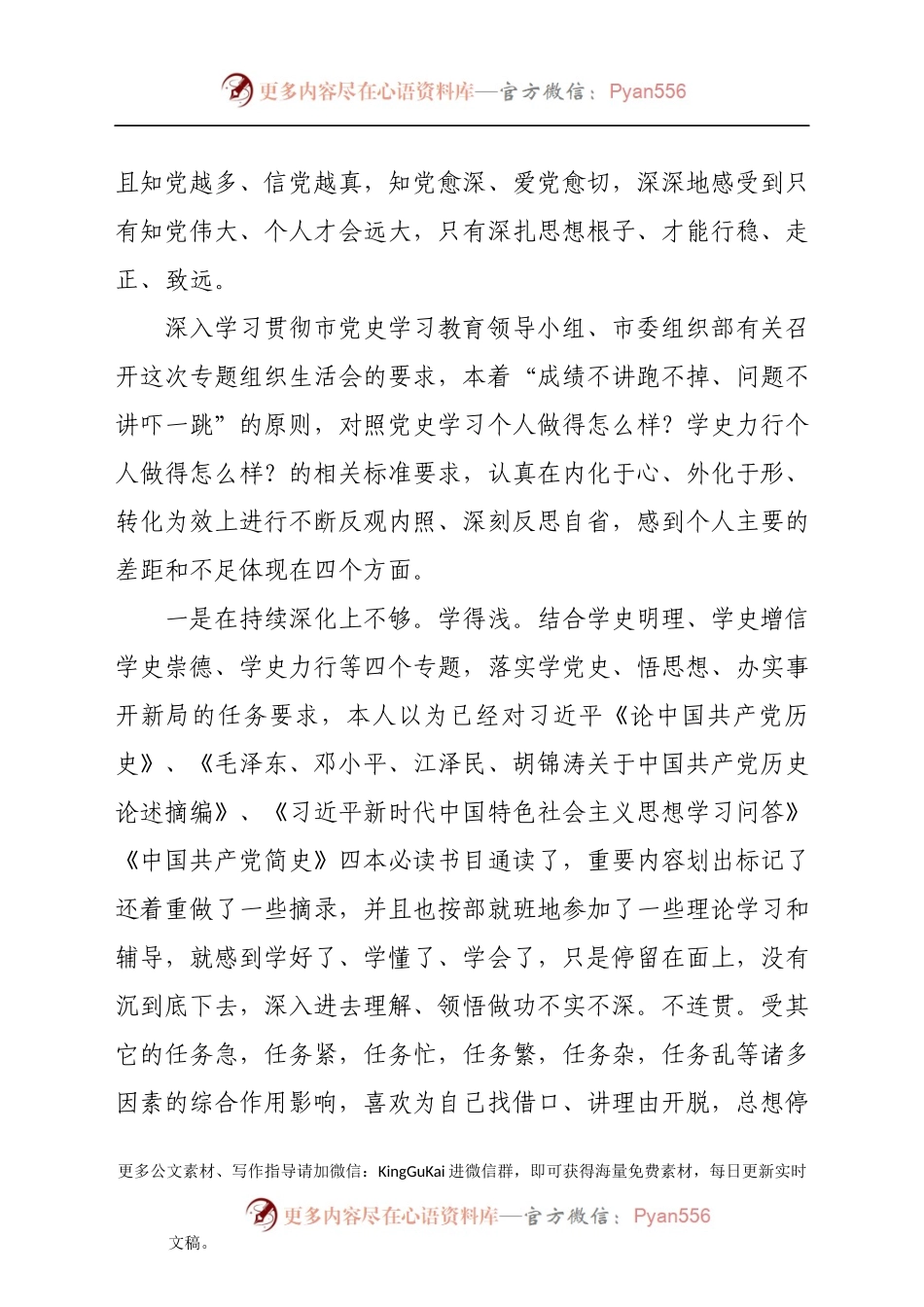市发改委主任党史学习教育组织生活会个人剖析发言.docx_第2页