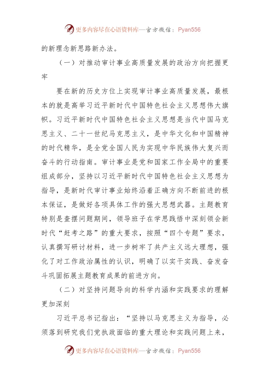 审计系统2023年度主题教育专题民主生活会班子对照检查（含政绩观剖析）.docx_第2页
