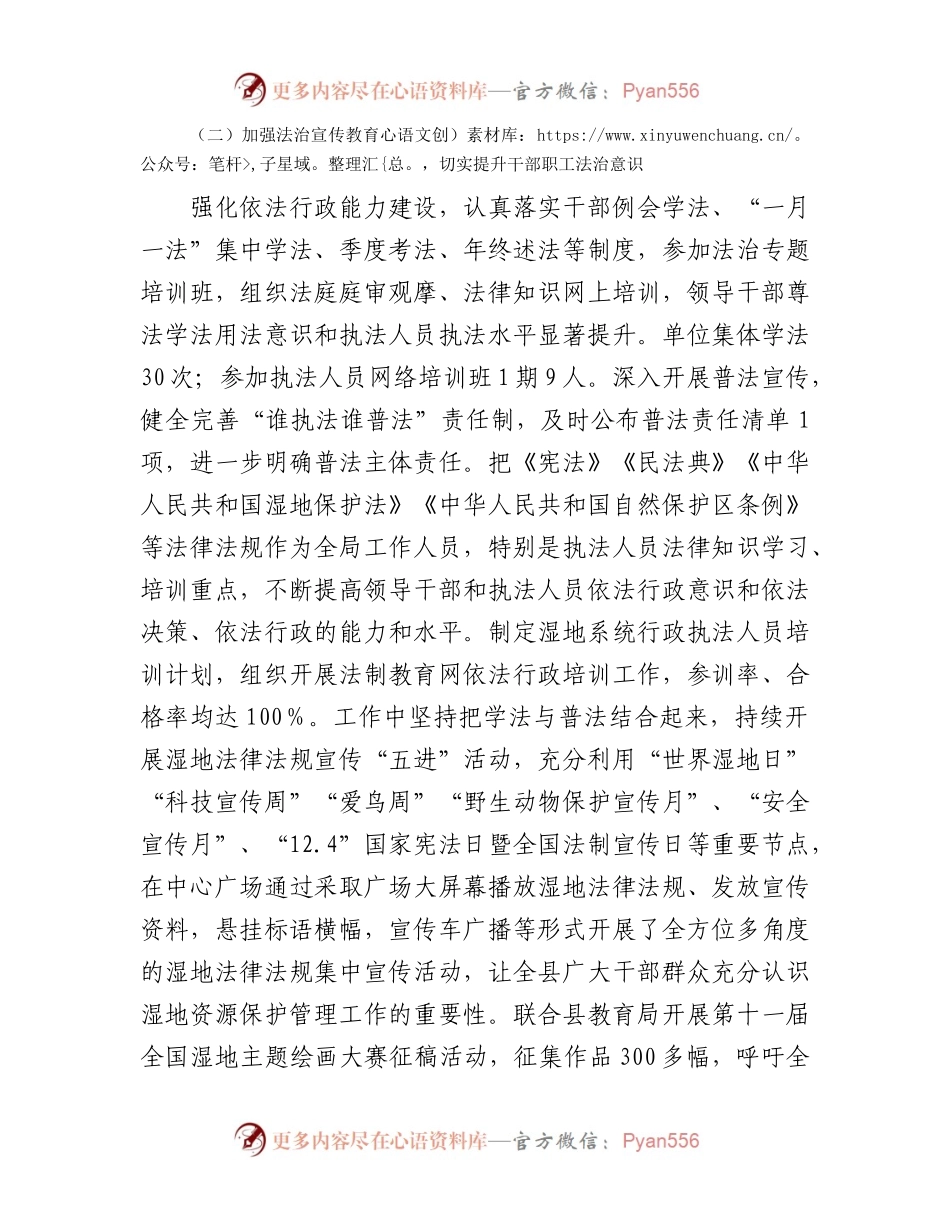 局党政主要负责人履行推进法治建设第一责任人职责情况的报告.docx_第2页