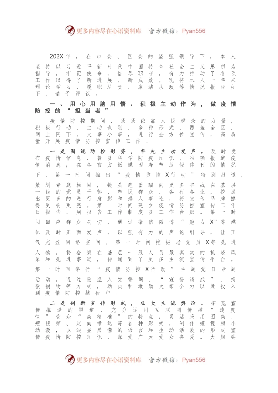 宣传部长述职述廉述学报告.docx_第2页