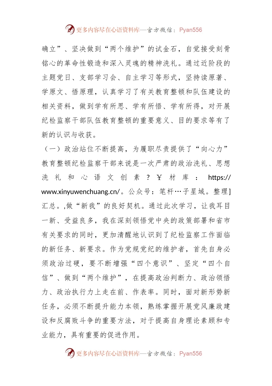 在纪检监察干部队伍教育整顿党性分析报告.docx_第2页