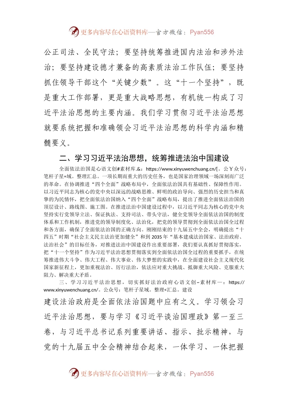 学习习近平总书记法治思想专题研讨发言.docx_第2页
