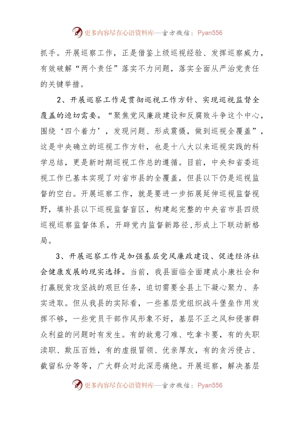 巡察工作动员讲话.docx_第2页