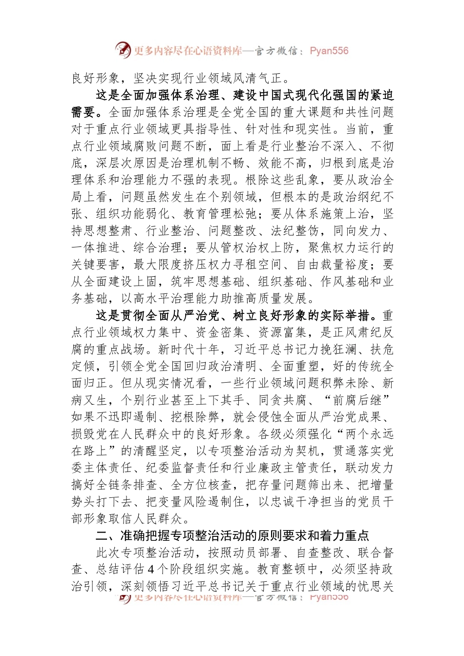 在重点行业领域专项整治动员会上的发言提纲.docx_第2页
