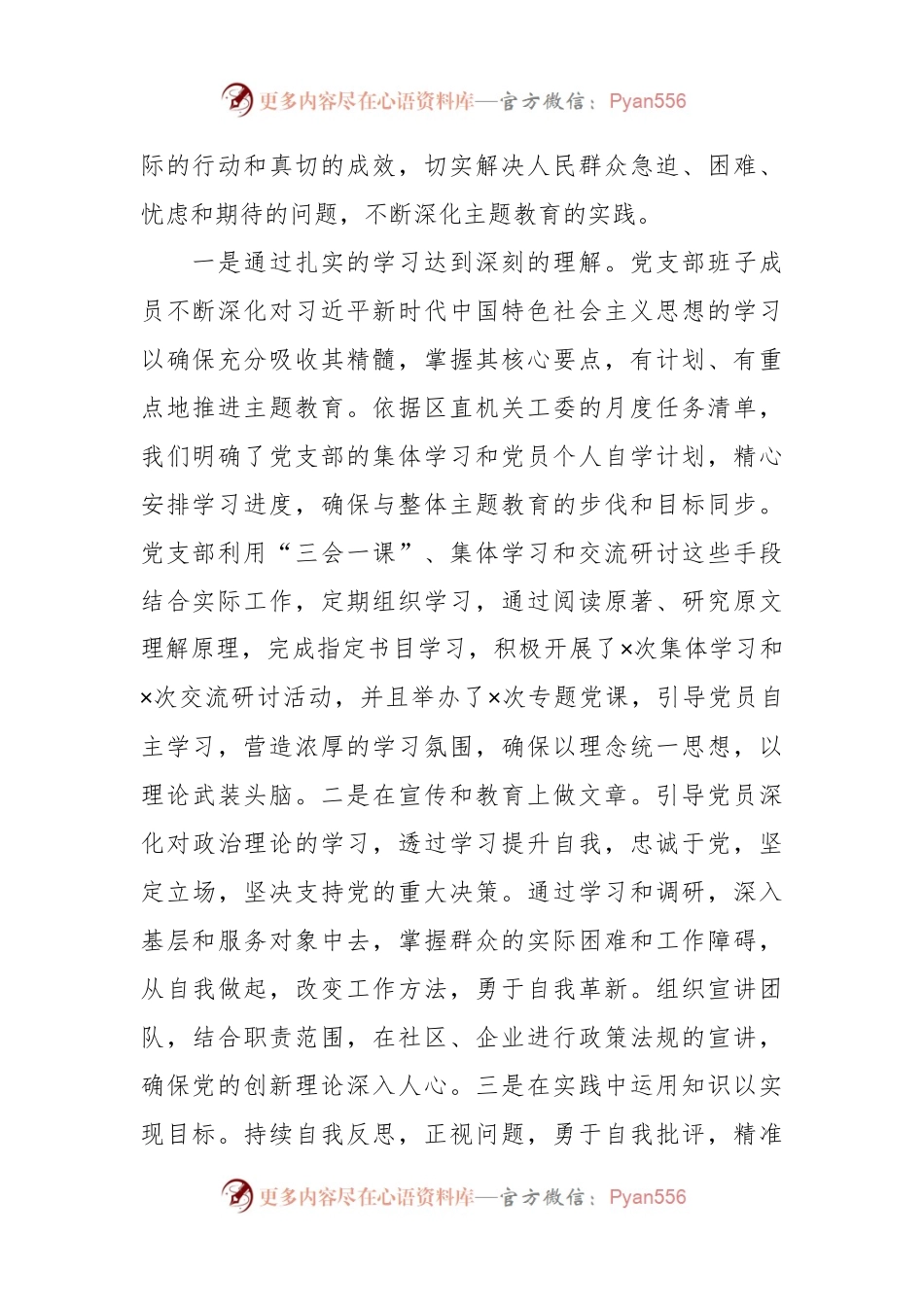 在第二批主题教育专题组织生活会上的述职报告.docx_第2页