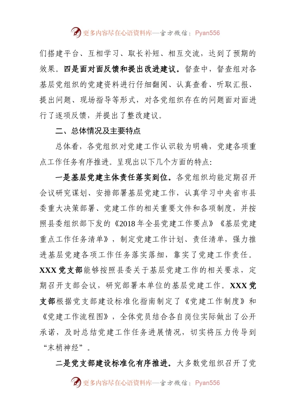 基层党建工作督查情况汇报.docx_第2页