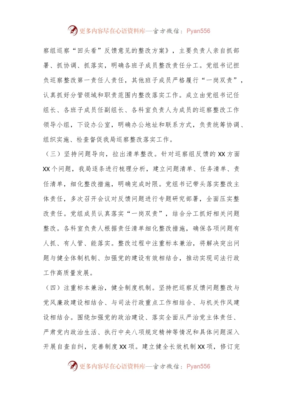 巡察“回头看”整改进展情况报告.docx_第2页