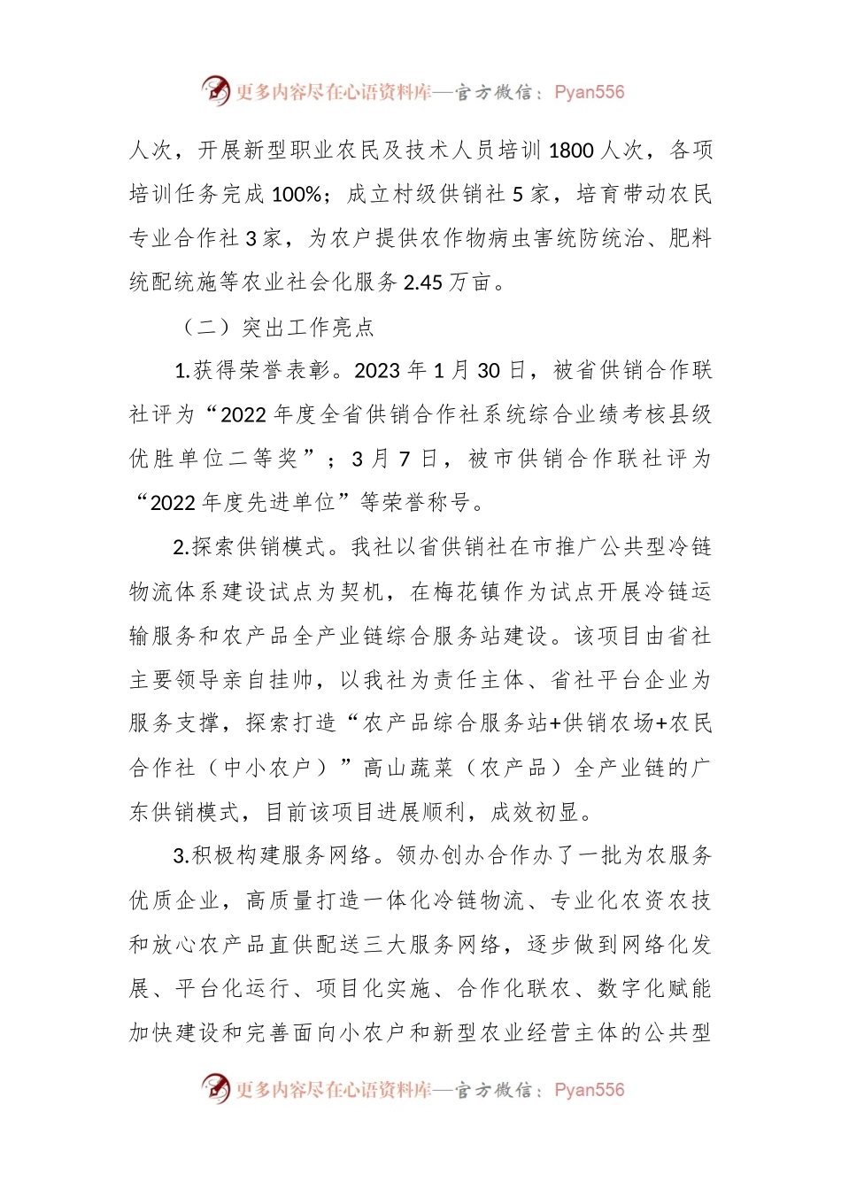市供销社2023年工作总结和2024年工作计划.docx_第2页