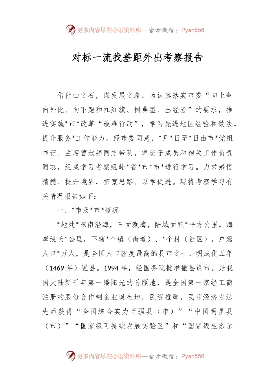 对标一流找差距外出考察报告.docx_第1页