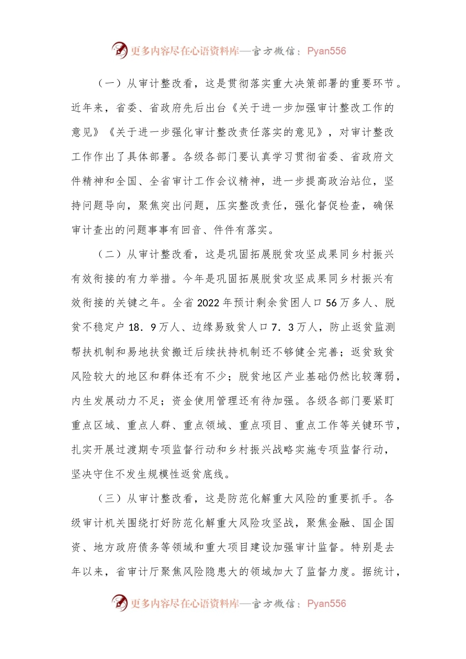 在重点民生项目和专项审计调查整改工作推进会上的讲话.docx_第2页