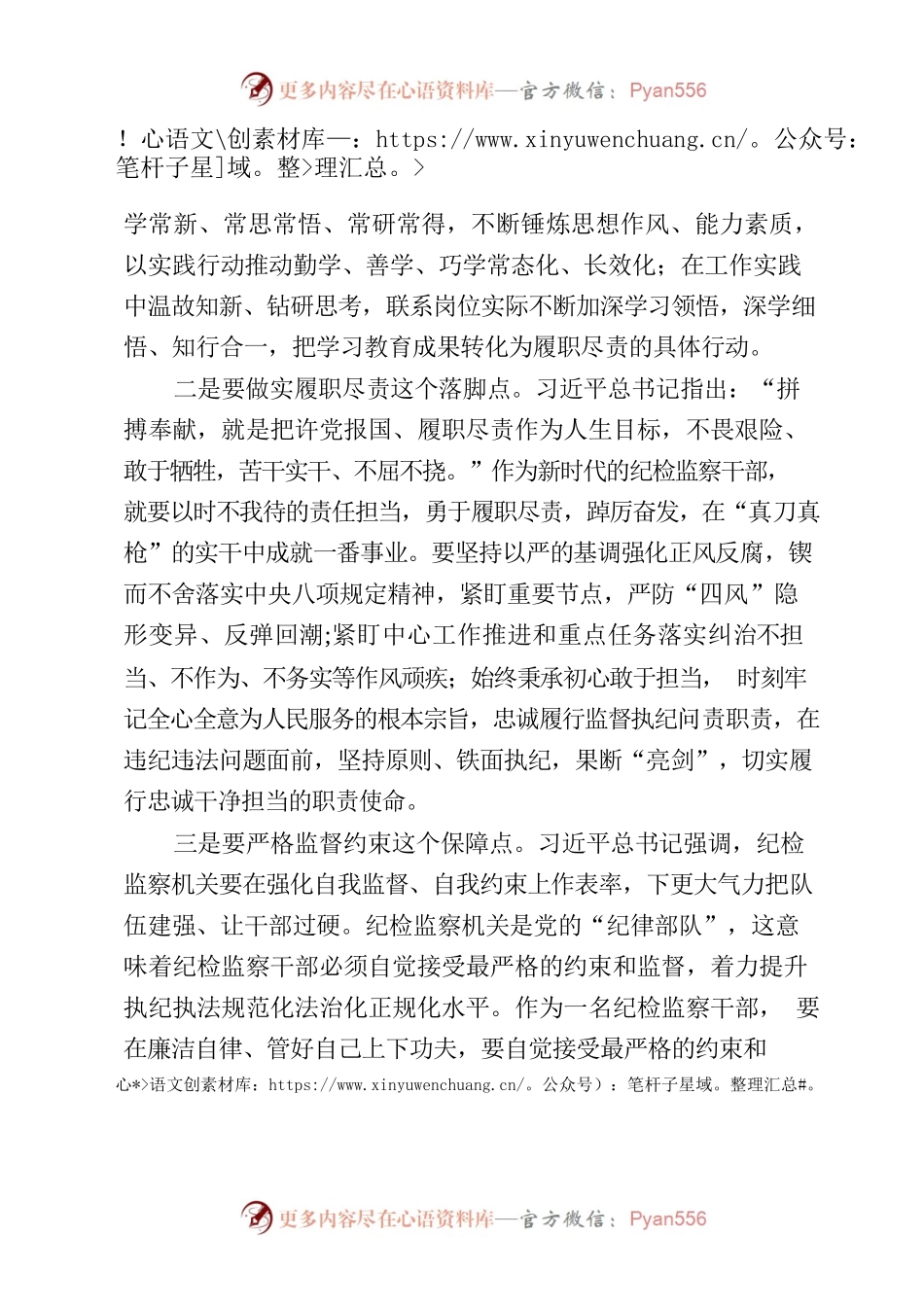 在纪检队伍教育整顿研讨学习活动上的发言稿.docx_第2页