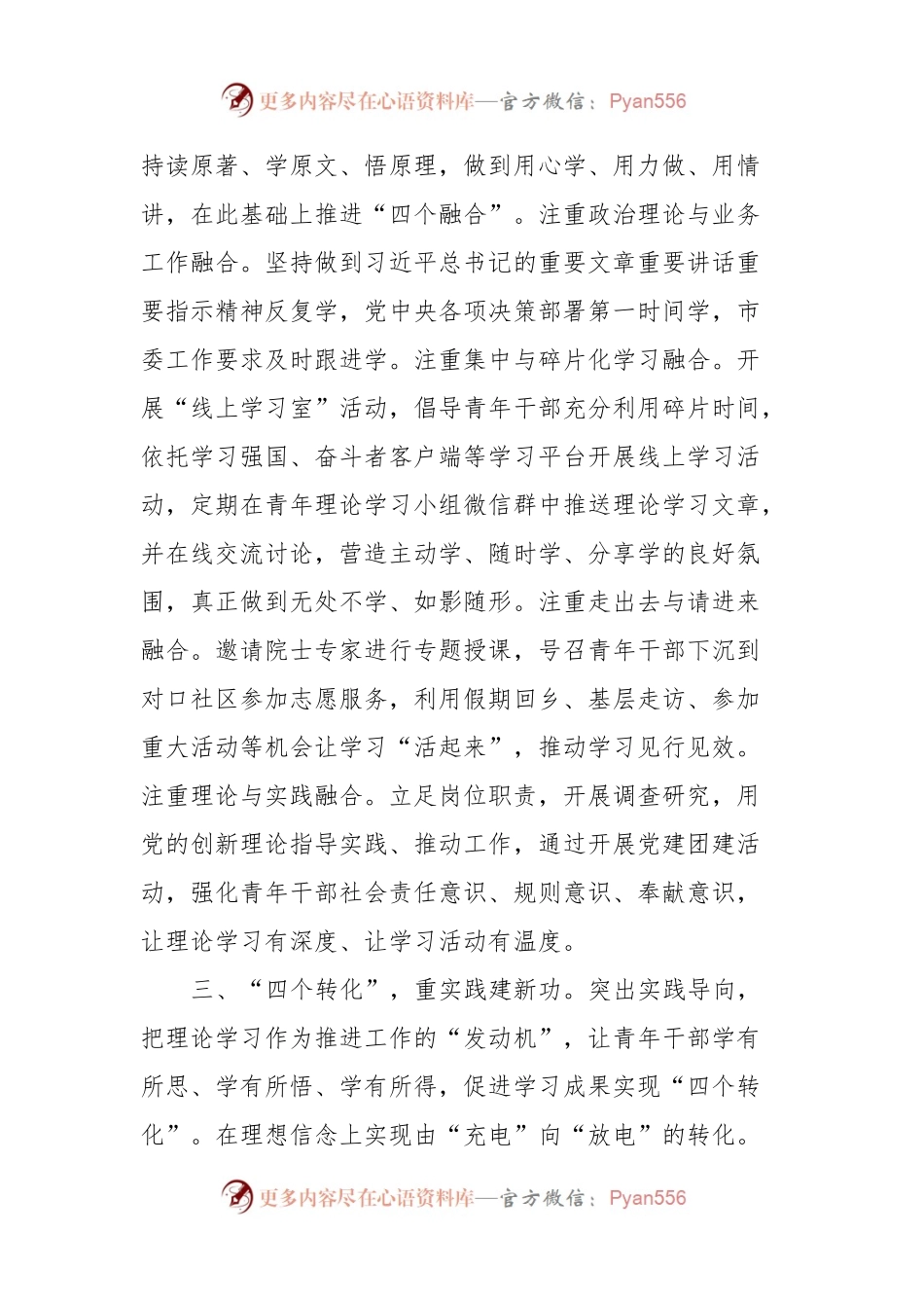 在青年理论学习小组暨青年干部座谈会上的发言.docx_第2页