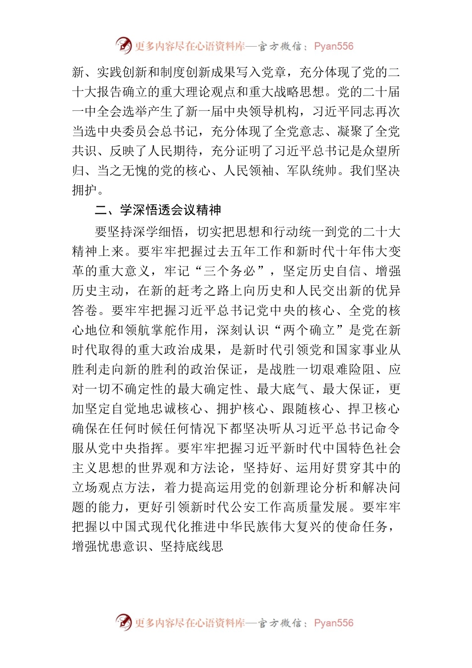 学习宣传贯彻党的二十大精神大会上的讲话.docx_第2页