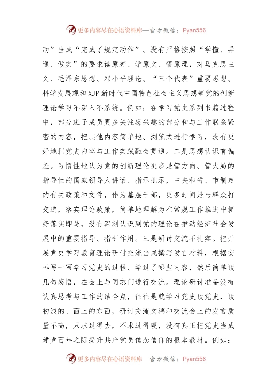 局领导班子党史学习教育专题民主.docx_第2页
