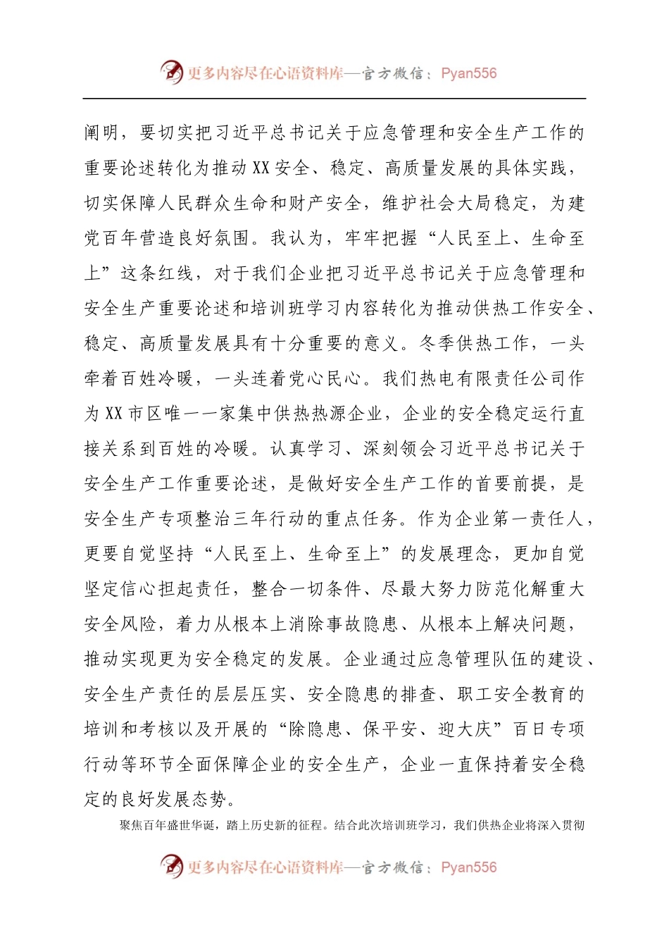 学习贯彻习近平总书记关于应急管理和安全生产工作重要论述的研讨交流材料.docx_第2页