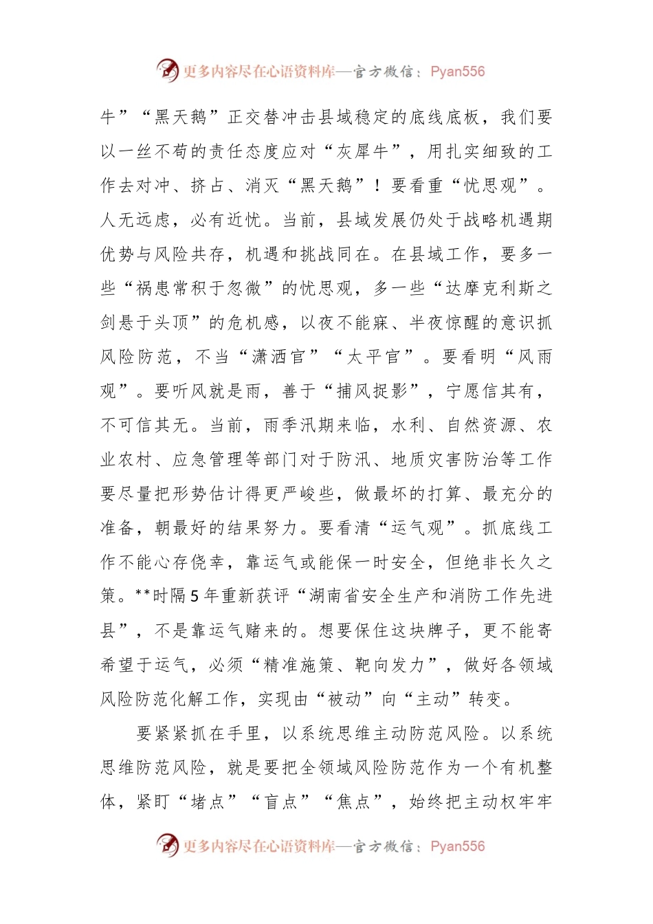 在防范化解重大风险专题学习研讨交流发言稿.docx_第2页