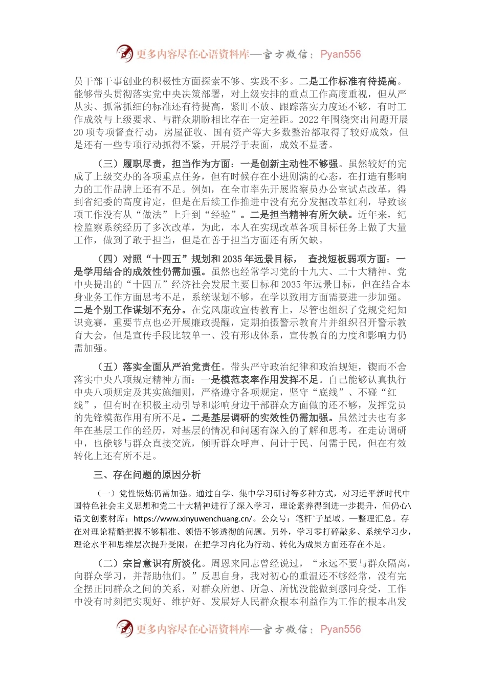 局党组书记民主生活会发言提纲.docx_第2页