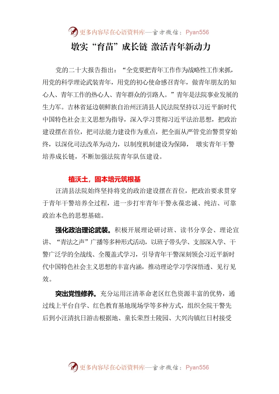 墩实“育苗”成长链 激活青年新动力.docx_第1页