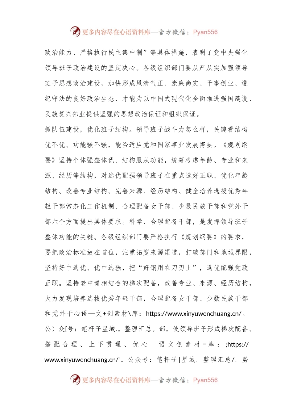 在部务会专题学习《全国党政领导班子建设规划纲要（2024—2028年）》时的研讨交流发言.docx_第2页