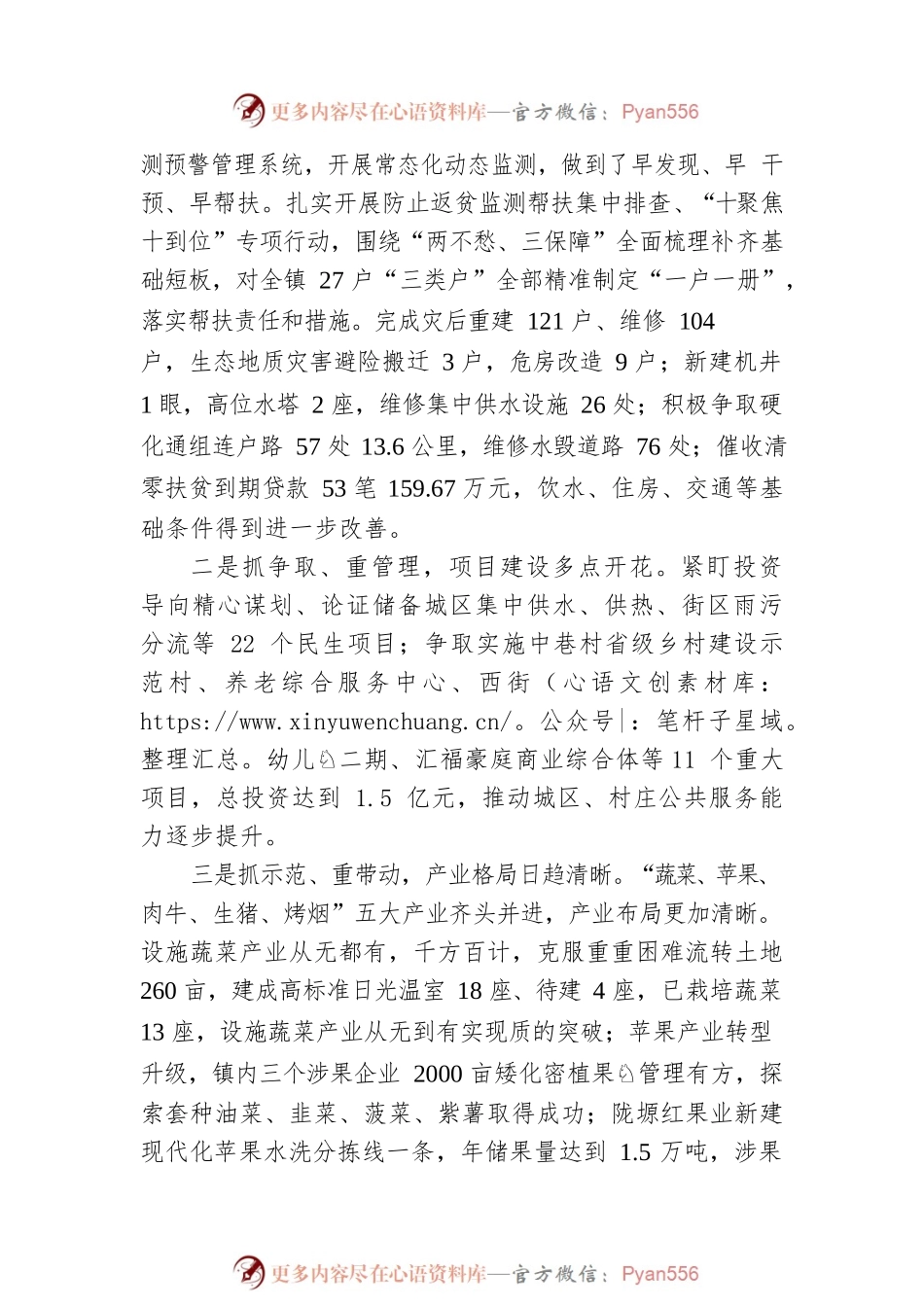 在榆林子镇2023年度经济工作会议暨重点工作推进会议上的讲话（20230224）.docx_第2页