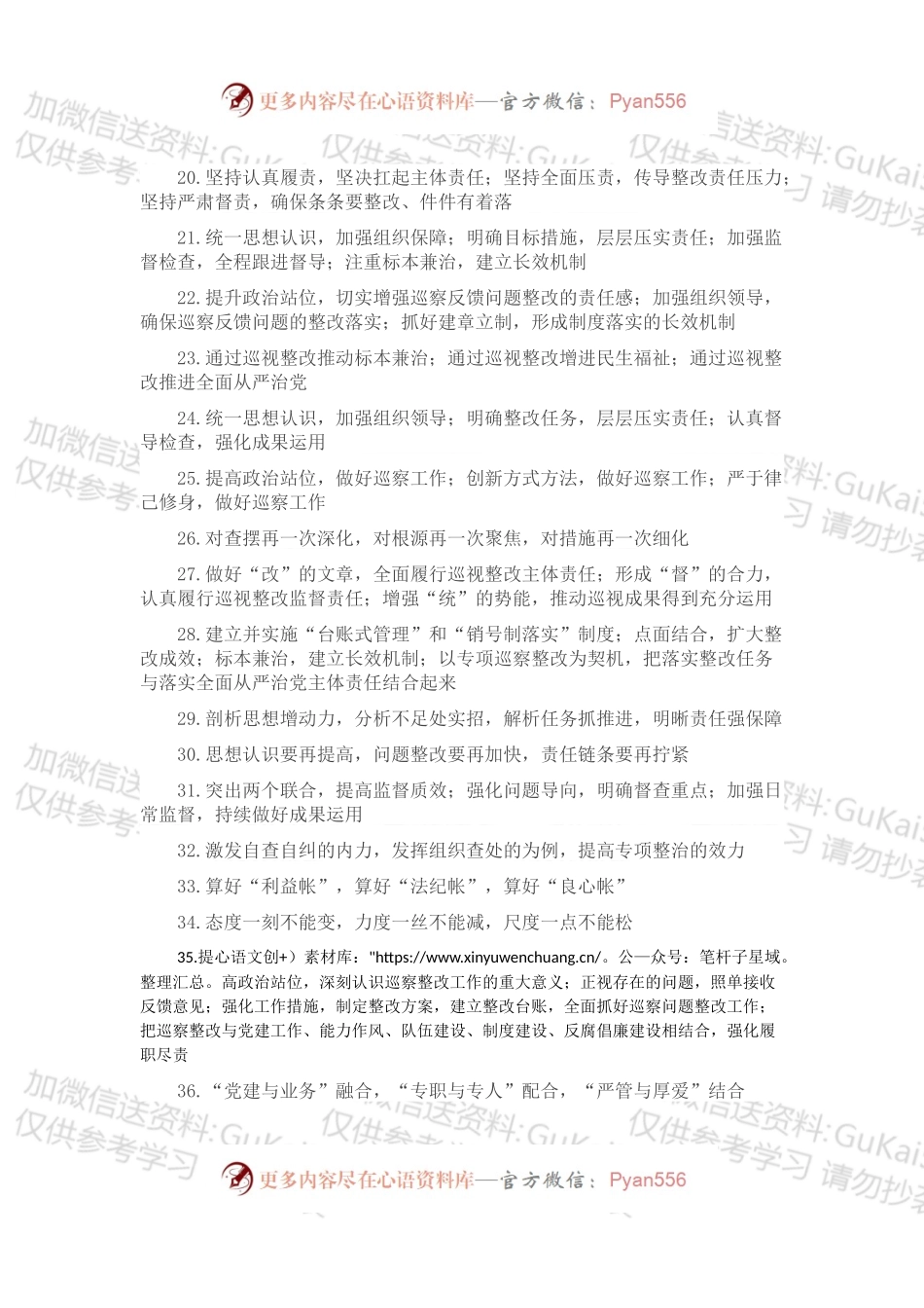 巡视整改提纲及排比句50例.docx_第2页