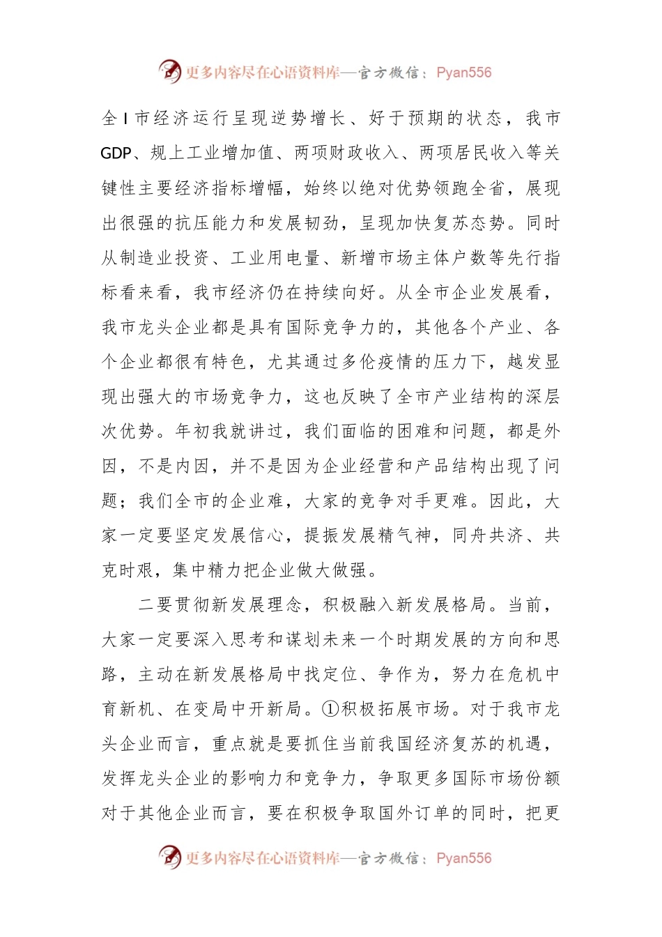 在民营经济家座谈会上的讲话稿.docx_第2页