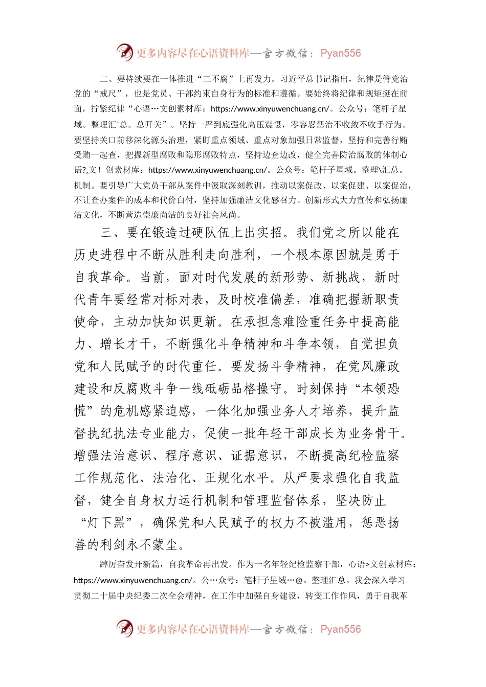 学习纪委二次全会精神交流发言.docx_第2页