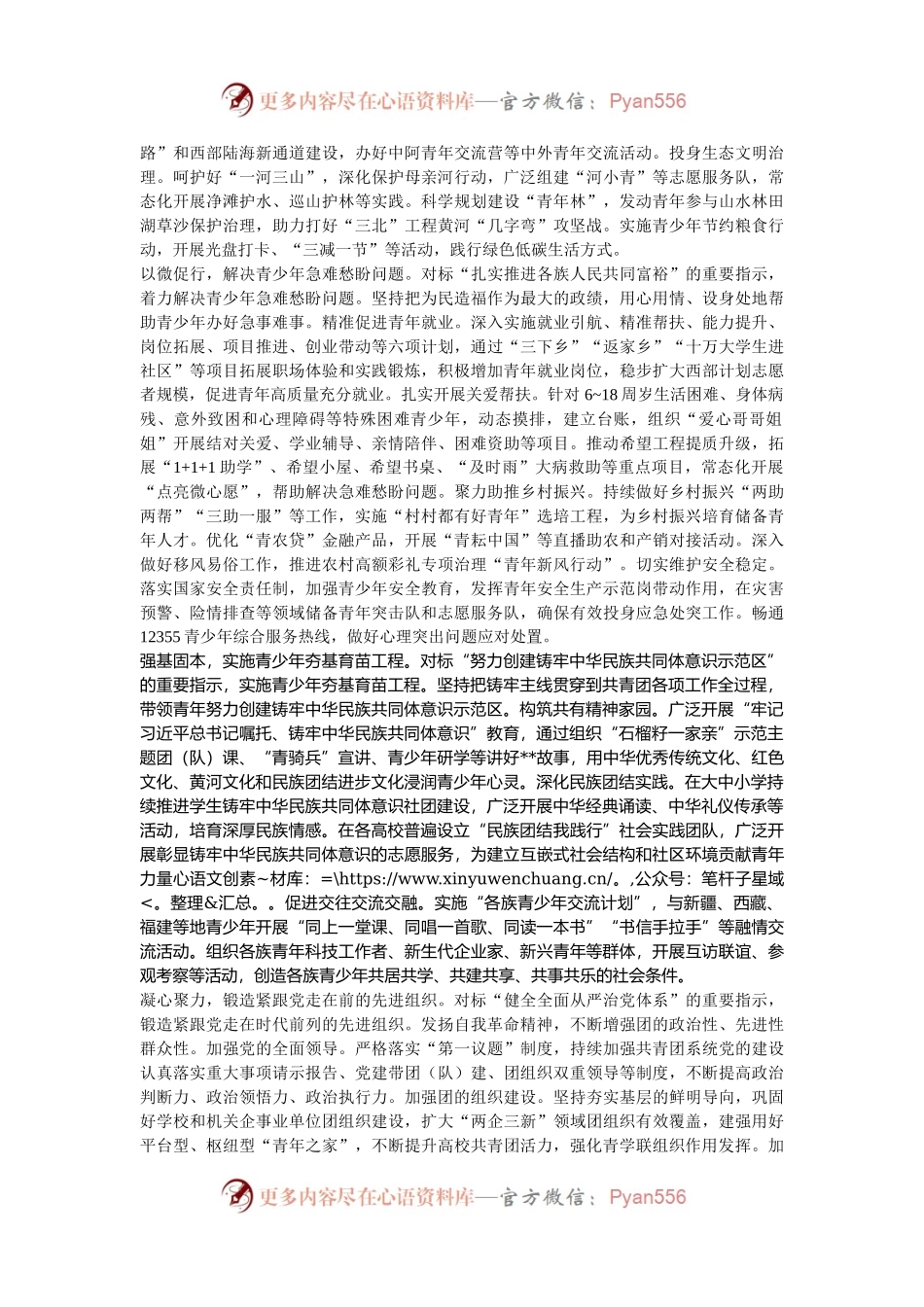 在自治区团委系统学习贯彻党的二十届三中全会精神研讨会上的交流发言.docx_第2页