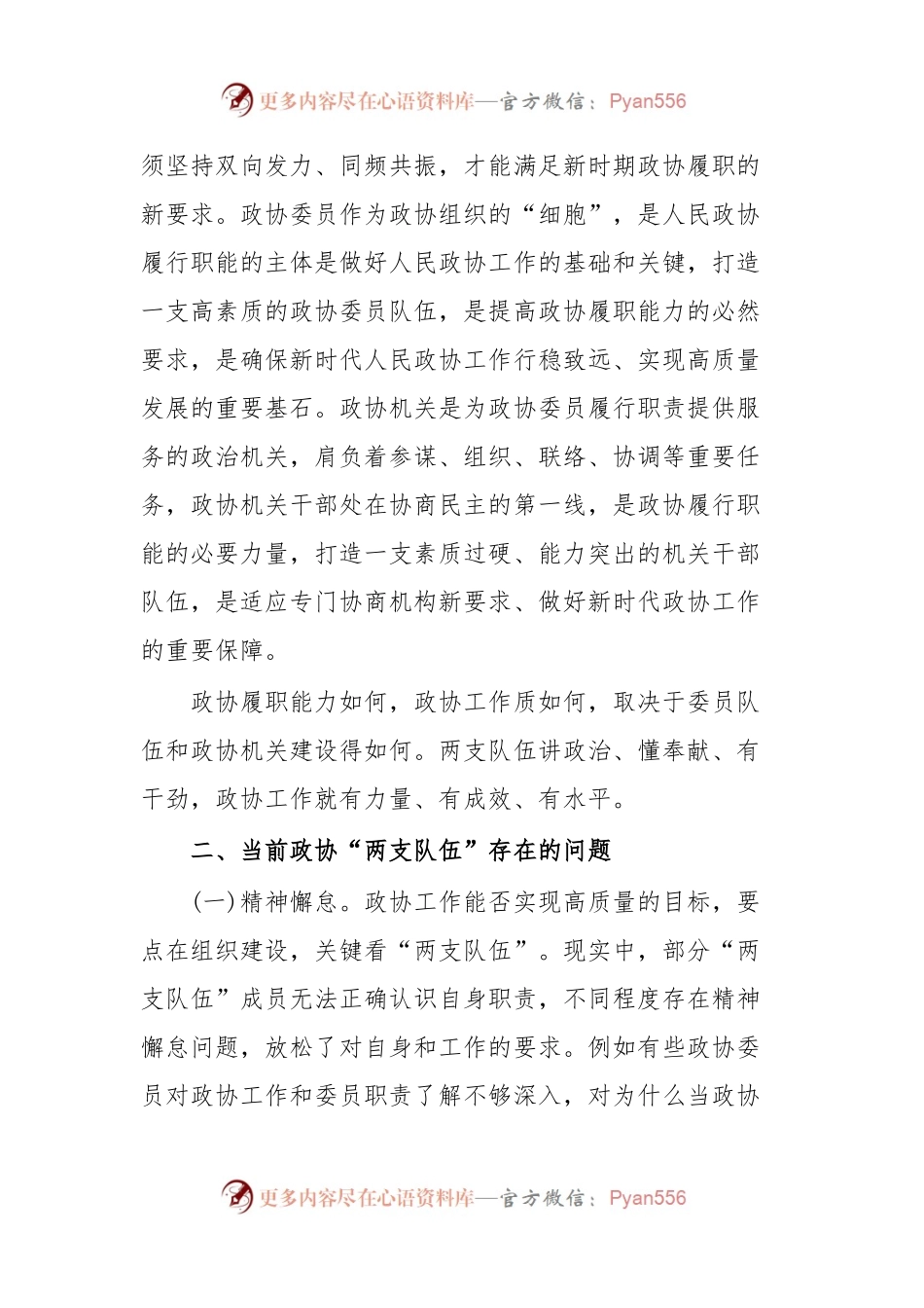 大力加强“两支队伍”建设，推动政协工作提质增效.docx_第2页
